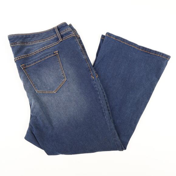 Torrid Womens 22XS Super Stretch Blue Jeans Luxe Slim Boot Dark Wash - Picture 1 of 12